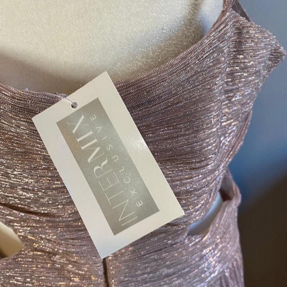 INTERMIX PINK TINA LUREX CUTO DRESS - Picture 12 of 17